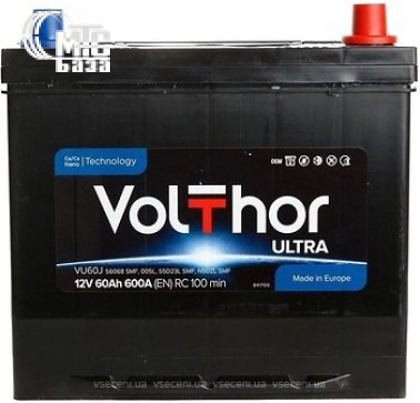 Аккумулятор VolThor 6Ст-60 АзЕ  Asia  Ultra JIS 301861   EN 600 А 230x173x220 мм 